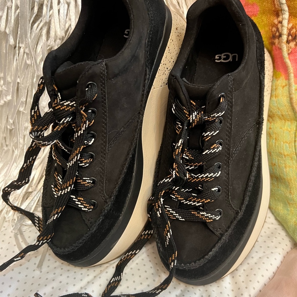 UGG Platform Black Sneakers